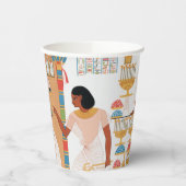 エジプト王室のデザイン 紙コップ (左)