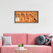 エジプト王室のパピルス キャンバスプリント (インサイチュ (リビング))