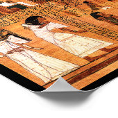 エジプト王室のパピルス ポスター (角)