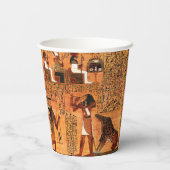 エジプト王室のパピルス 紙コップ (裏面)