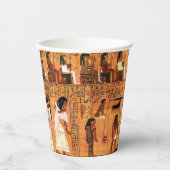 エジプト王室のパピルス 紙コップ (正面)