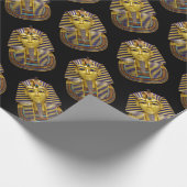 エジプト王室の金色の仮面 ラッピングペーパー (角)