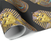 エジプト王室の金色の仮面 ラッピングペーパー (ロールコーナー)