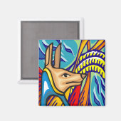 エジプト産アヌビス磁石 マグネット (正面/裏面)