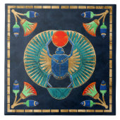 エジプト産スカラブ タイル (正面)