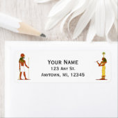 エジプト神と女神 ラベル (インサイチュ)