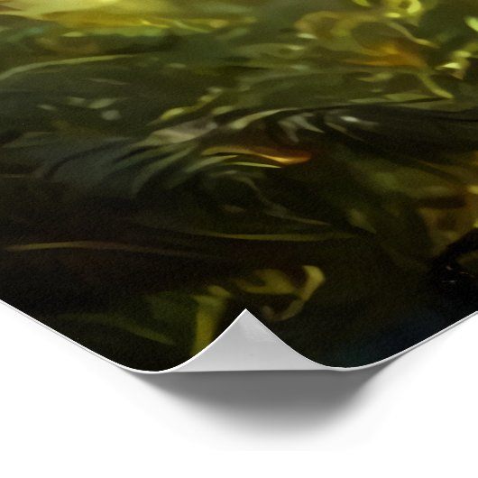 エジプト神アヌビスのポートレート | AI Art ポスター (角)