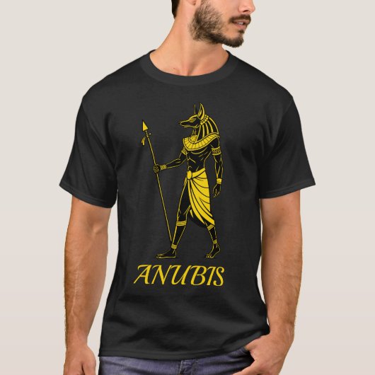 エジプト神アヌビス Tシャツ (正面)