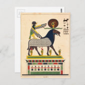 エジプト神アムンラ ポストカード (正面/裏面)