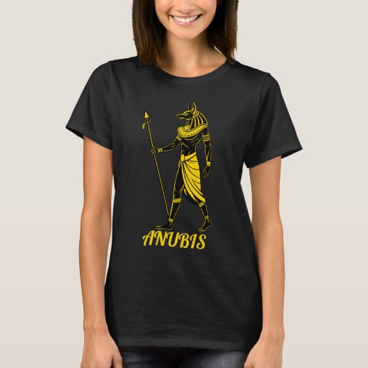 エジプト神話 アヌビス Tシャツ (正面)
