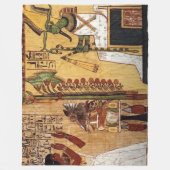 エジプト神 フリースブランケット (正面)