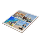 エジプト紅海のハルガダのモザイクEG062, タイル (側面)