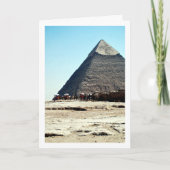エジプト素晴らしカイロのギザのピラミッド カード (正面)