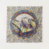 エジプト素晴らしスフィンクス – モザイクアート タペストリー (正面(横))