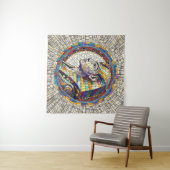 エジプト素晴らしスフィンクス – モザイクアート タペストリー (インサイチュ(横))