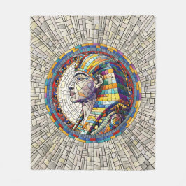 エジプト素晴らしスフィンクス – モザイクアート フリースブランケット