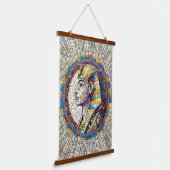 エジプト素晴らしスフィンクス – モザイクアート 吊り下げ型タペストリー (傾斜あり)