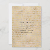 エジプト結婚の写真 セーブザデート (正面)