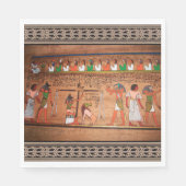 エジプト絵文字の紙ナプキン スタンダードランチョンナプキン (正面)