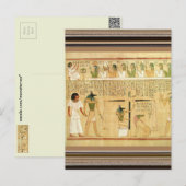 エジプト絵文字はがき ポストカード (正面/裏面)