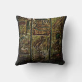 エジプト絵文字シンボルアート クッション (裏面)