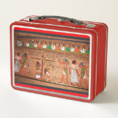 エジプト絵文字ランチボックス メタルランチボックス (裏面)