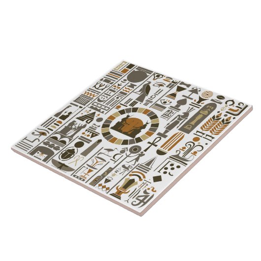 エジプト絵文字 タイル (側面)