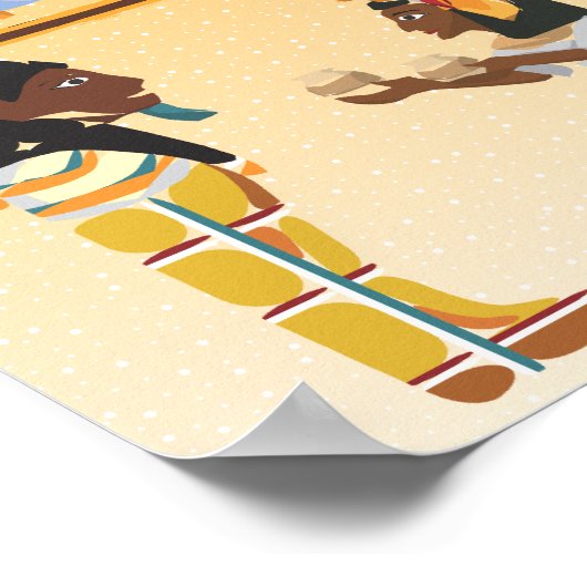 エジプト絵文字 ポスター (角)