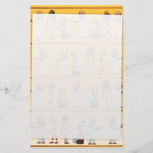 エジプト絵文字 便箋 (正面)