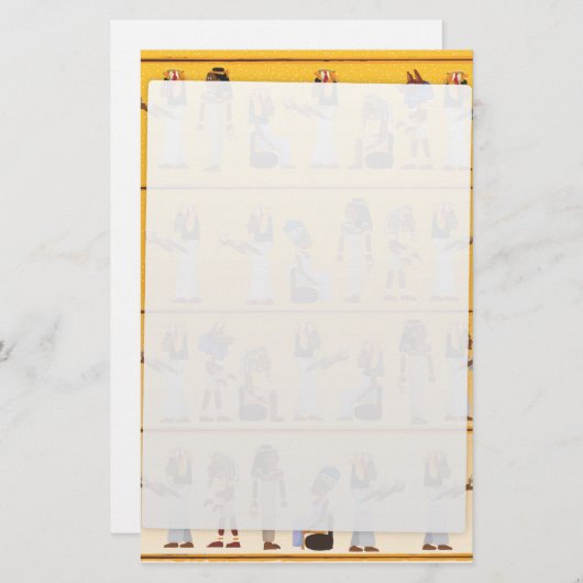 エジプト絵文字 便箋 (正面/裏面)