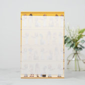 エジプト絵文字 便箋 (スタンド正面)