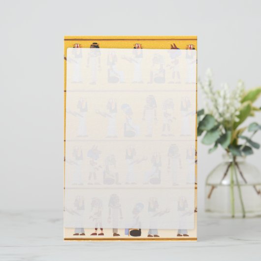 エジプト絵文字 便箋 (スタンド正面)