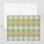 エジプト絵画墓葉書からの天井 ポストカード (正面/裏面)