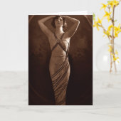 エジプト美しい カード (黄色い花)