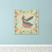 エジプト美術 キャンバスプリント (インサイチュ (ウッドフロア))