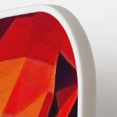 エジプト芸術的国旗のワシ ピックルボールラケット (左詳細)