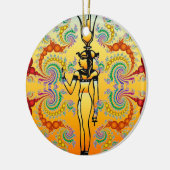 エジプト象形文字オーナメント セラミックオーナメント (左)