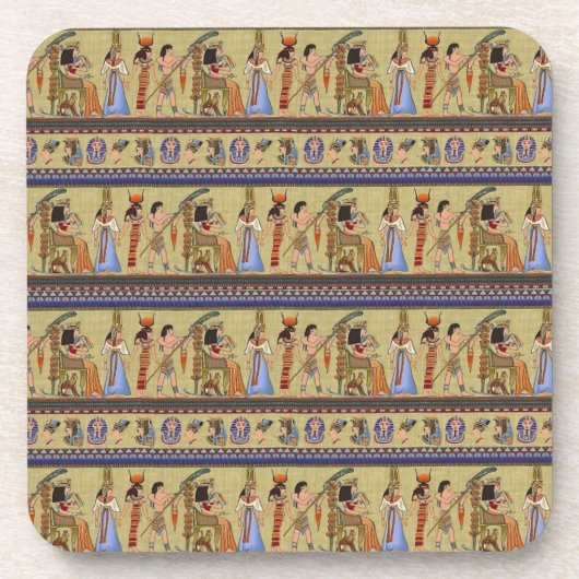 エジプト象形文字コルクコースター コースター (正面)