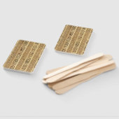 エジプト象形文字ヴィンテージテクスチャ ハンドファン (組立なし)