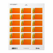 エジプト象形文字住所 シール (フルシート)