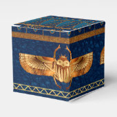 エジプト象形文字金ゴールドカブトムズゴールデングリッター フェイバーボックス (正面サイド)