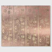 エジプト象形文字金ゴールドフォキエバラ金ゴールドメタリ ラッピングペーパー (フラット)