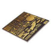 エジプト象形金箔 タイル (側面)