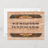 エジプト賛美のポストカード(一神教) ポストカード (正面/裏面)