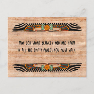 エジプト賛美のポストカード（一神教） ポストカード