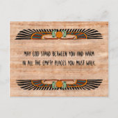 エジプト賛美のポストカード（一神教） ポストカード (正面)