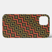 エジプト赤緑ブラックトライバルケース Case-Mate iPhoneケース (裏面 (横))