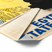 エジプト鉄道エジプトはあなたをヴィンテージ ポスター (角)