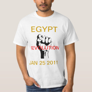 エジプト革命2011年1月25日 Tシャツ