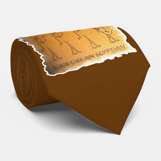 エジプト風の岩 ネクタイ (ロール)